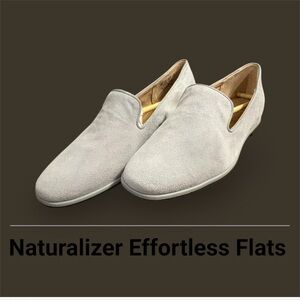 🌺Naturalizer Effortless Women's Slip-on Flat Loafers Sz 8 In Glacier Gray NWOB